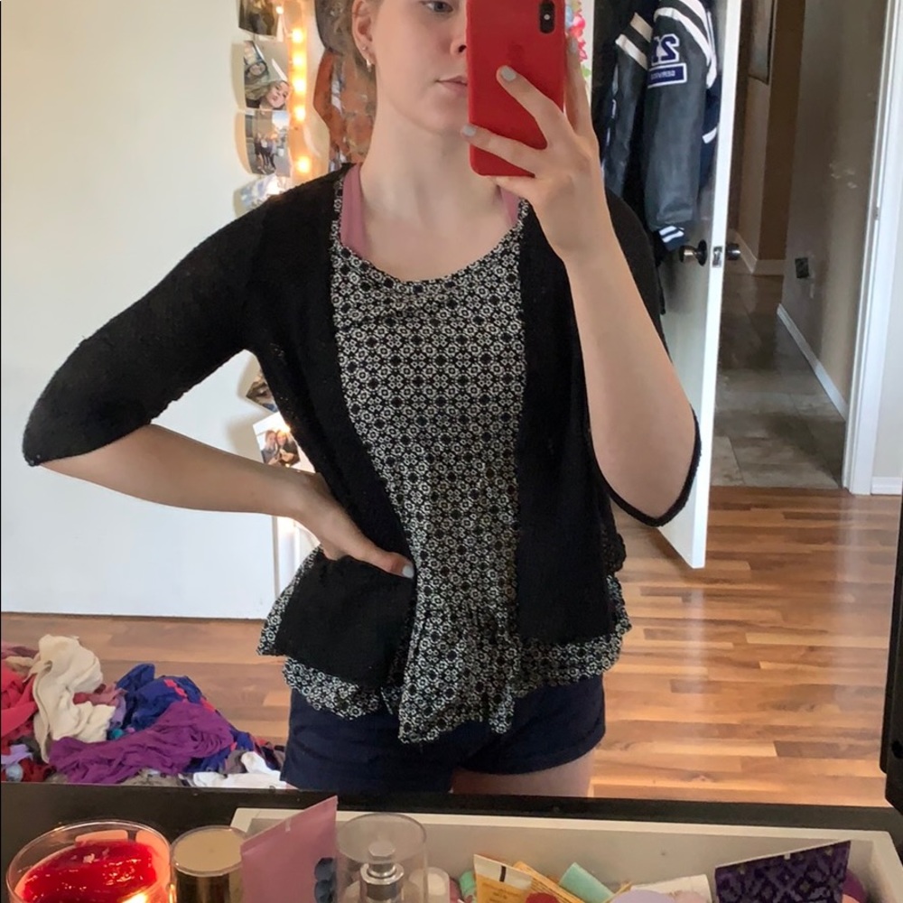 Cute tank top with a sweater